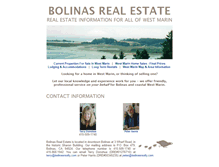 Tablet Screenshot of bolinasrealty.com